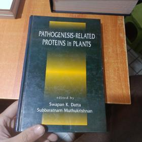 PATHOGENESIS-RELATED PROTEINS in PLANTS（植物中与发病相关的蛋白质）首页有字迹