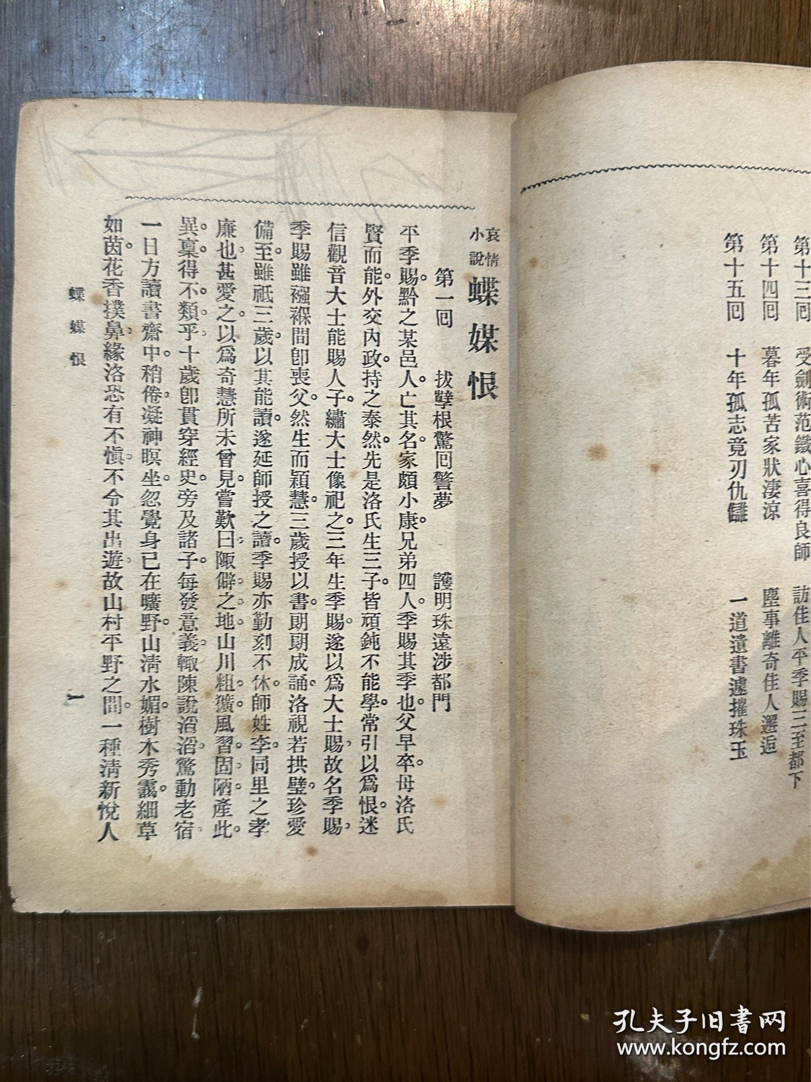 无我《蝶媒恨》（广益书局民国二十二年续版）