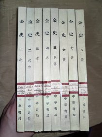 金史（全八册） 1975年一版一印 120柜