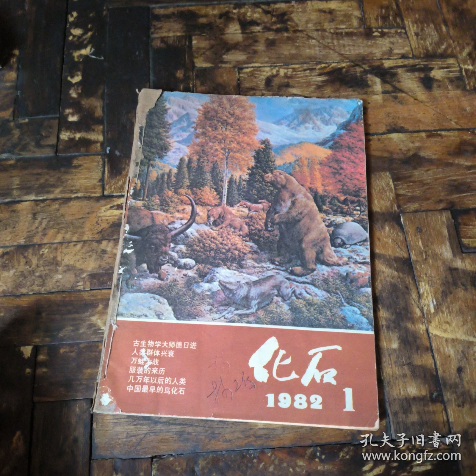 化石1982年1~4期（季刊，全年合售）