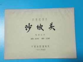 沙坡头 电影台本完成台本