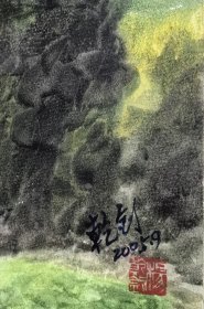 著名水彩画家，西安美术学院教授 杨乾钊 水彩画