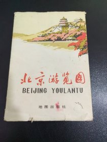 北京游览图 80年代