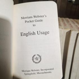 Merriam-webster's Pocket Guide To English Usage