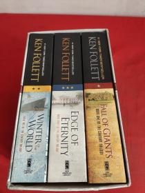 Ken Follett Century Trilogy: Fall of Giants; Winter of the World; Edge of Eternity      （全3册）  (小16开)   【详见图】附外盒