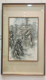 【苗重安】师从贺天健先生研习山水画。80年代陕西国画院院长。任陕西文联副主席，中国美协理事，一级美术师，陕西文联顾问，中国人民大学特聘教授，国家画院委员、国画院研究员，中央文史馆员，国家有突出贡献专家