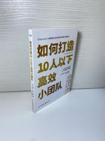 如何打造10人以下高效小团队（专为新晋和中层管理者量身打造的小团队管理实用手册）