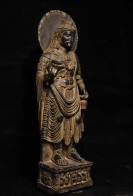 （议价） 片岩犍陀罗艺术佛像高120cm宽50cm厚22cm