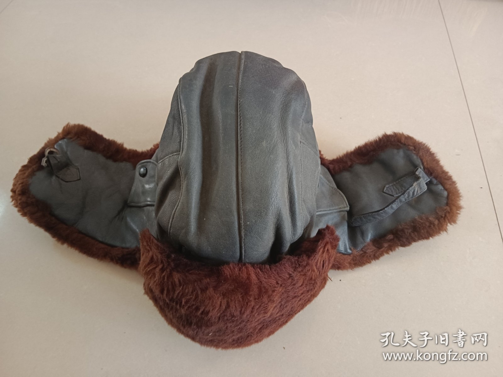 哈尔滨皮帽厂老皮帽子 要斗 私批 修 六七十年代棉帽子