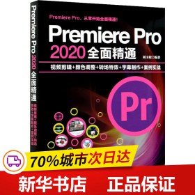 Premiere Pro 2020全面精通：视频剪辑+颜色调整+转场特效+字幕制作+案例实战