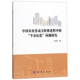 中国农村劳动力转移进程中的半市民化问题研究