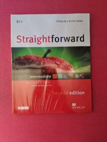 Straightforward Intermediate Level: Student's Book   B1+ 16开 全新塑封 附盘