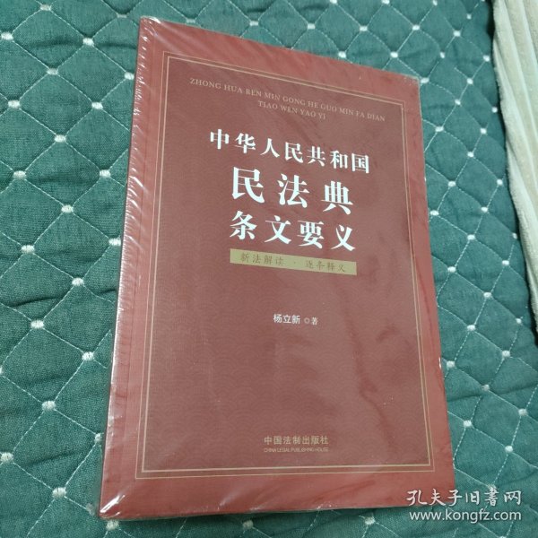 中华人民共和国民法典条文要义