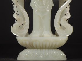 旧藏和田玉多臂佛