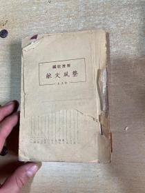 整风文献 东北书店 1948年  无封面！！