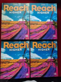 Reach Higher Student′s book 1A（PRACTICE BOOK 1A）+1B（PRACTICE BOOK 1B）（4本合售)  16开 平装