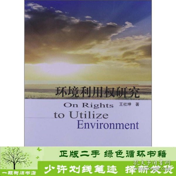 环境利用权研究