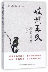 中医名家临证实录丛书——岐州王氏验案辑要