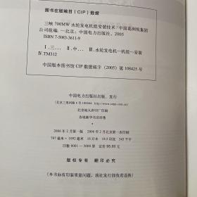 三峡700MW水轮发电机组安装技术