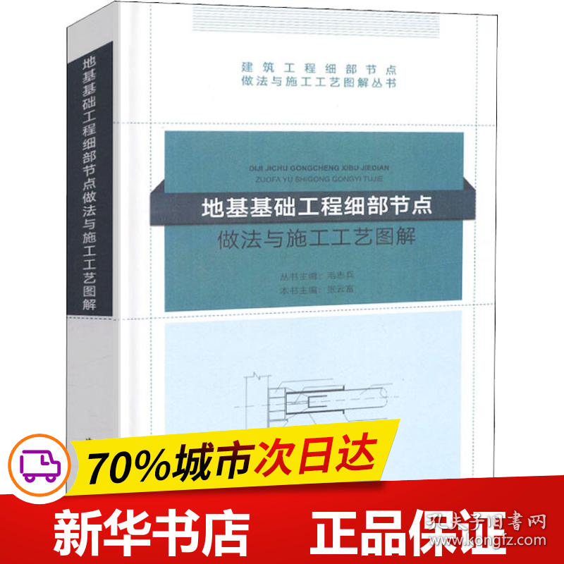 保正版！地基基础工程细部节点做法与施工工艺图解9787112222193中国建筑工业出版社毛志兵