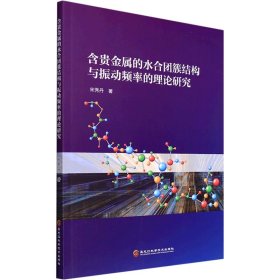 含贵金属的水合团簇结构与振动频率的理论研究【正版新书】