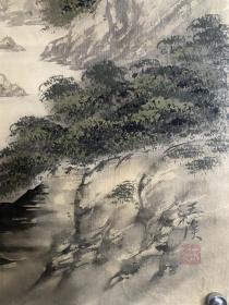 特价惠友《青绿山水》绢本