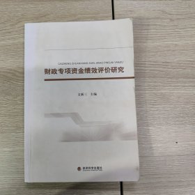 財政專項資金績效評價研究