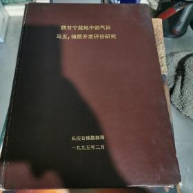 陕甘宁盆地中部气田马五1储层开发评价研究