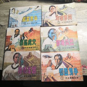 武术家霍元甲 连环画（6册合售）