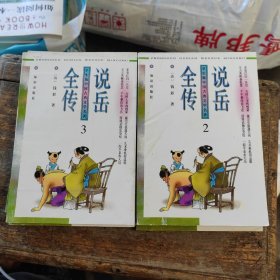 学生版中国古典文学名著 说岳全传 2.3两册合售全5册 【馆藏书未看过】