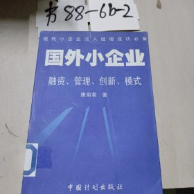 国外小企业:融资、管理、创新、模式