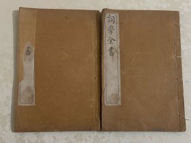 词学全书之《填词图谱》存卷1~4二册 木石居校印