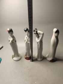 70-80年代，景德镇四大美女雕塑瓷