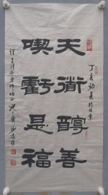 沙道维：1940年生于山东，著名诗人，学者型书法家，中国收藏协会会员，国家气象局高级工程师