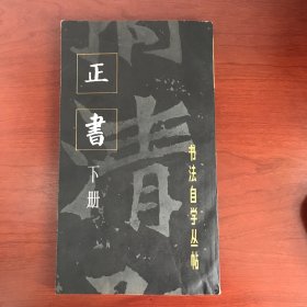 正书下册（书法自学丛帖）