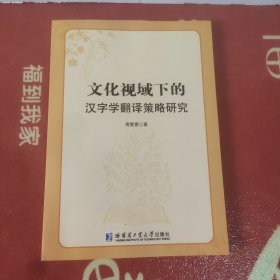 文化视域下的汉字学翻译策略研究