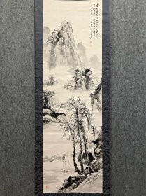 古笔山水图，【長田雲堂】铁翁弟子

长田云堂
画家。福井县生。名为彝。在长崎玩，向铁翁祖门学习南画。大正11年（1922年）去世，享年74岁。