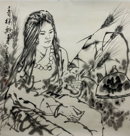 吴山明《青稞飘香》中国美术学院学术委员会委员，中国画系主任，造型艺术学部主任、中国画系教授、博士生导师。中国美术家协会理事、中国画学会顾问、浙江省美术家协会副主席、杭州市文联名誉主席、杭州美术家协会主席、浙江省政府参事、杭州市政府文化顾问、浙江省中国人物画研究会会长、西泠书画院院长，文化部文化艺术品评估委员会委员、曾任 第八届全国人民代表大会代表，浙江省第九、十届人民代表大会代表。