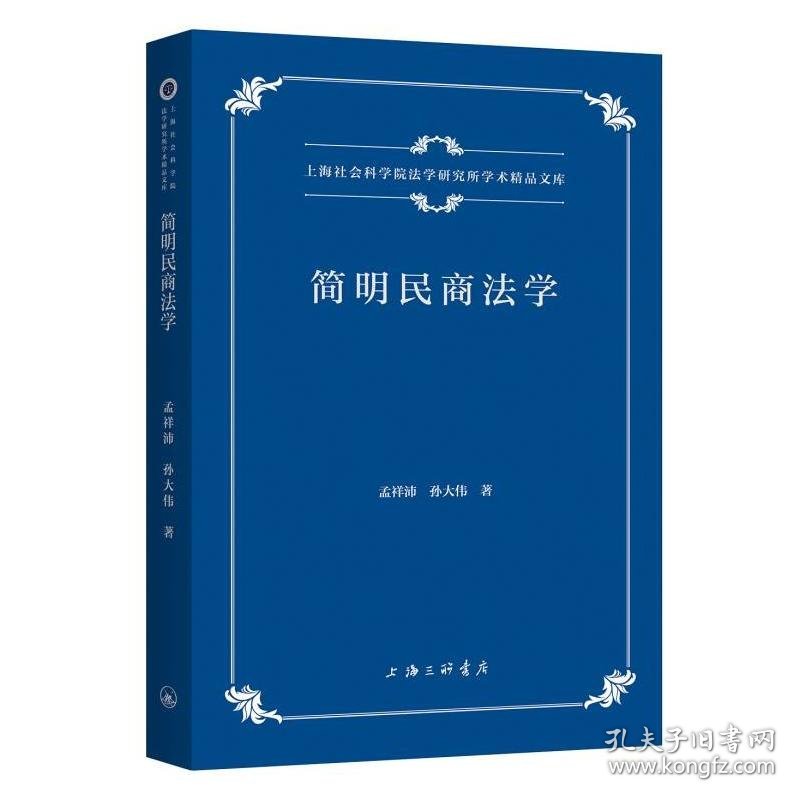 简明民商法学 9787542685308