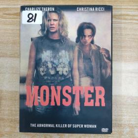 81影视光盘DVD：MONSTER 一张碟片盒装