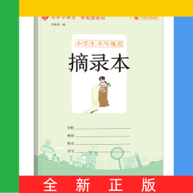 小学生书写规范摘录本