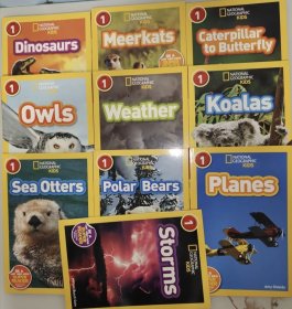 National Geographic Readers: Koalas 国际地理少儿版：可爱的卡拉〔10本合售页面干净全新〕