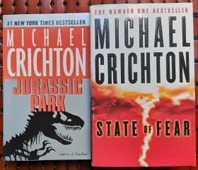 『MICHAEL CRICHTON 迈克尔克莱顿』作品两部：【State of Fear 恐惧状态】【JURASSIC PARK 侏罗纪公园】