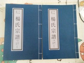 杨氏宗谱上下（下口品差）