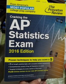 正版库存书：Cracking the AP Statistics Exam, 2016 Edition（339）