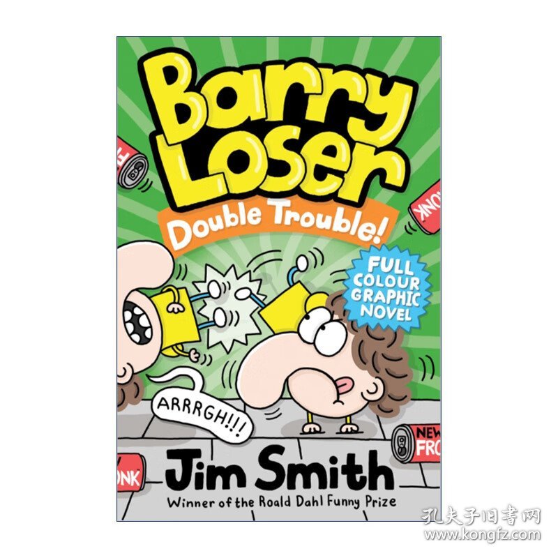 Barry Loser — Double Trouble! 倒霉蛋巴里系列第二季 双重麻烦！彩色幽默漫画小说