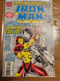 1994年英文漫威原版漫画 Marvel Action Hour Iron Man#2钢铁侠 16开