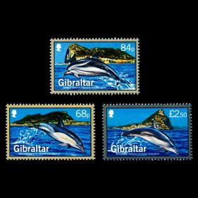 邮票 海豚3全外国邮票