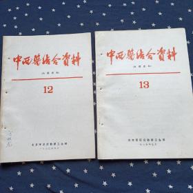 中西医结合资料1975.12.13（两册合售6元）