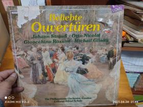 外国黑胶唱片，Beliebte 0uverturen光碟上的中文字幕用手机扫描而来37